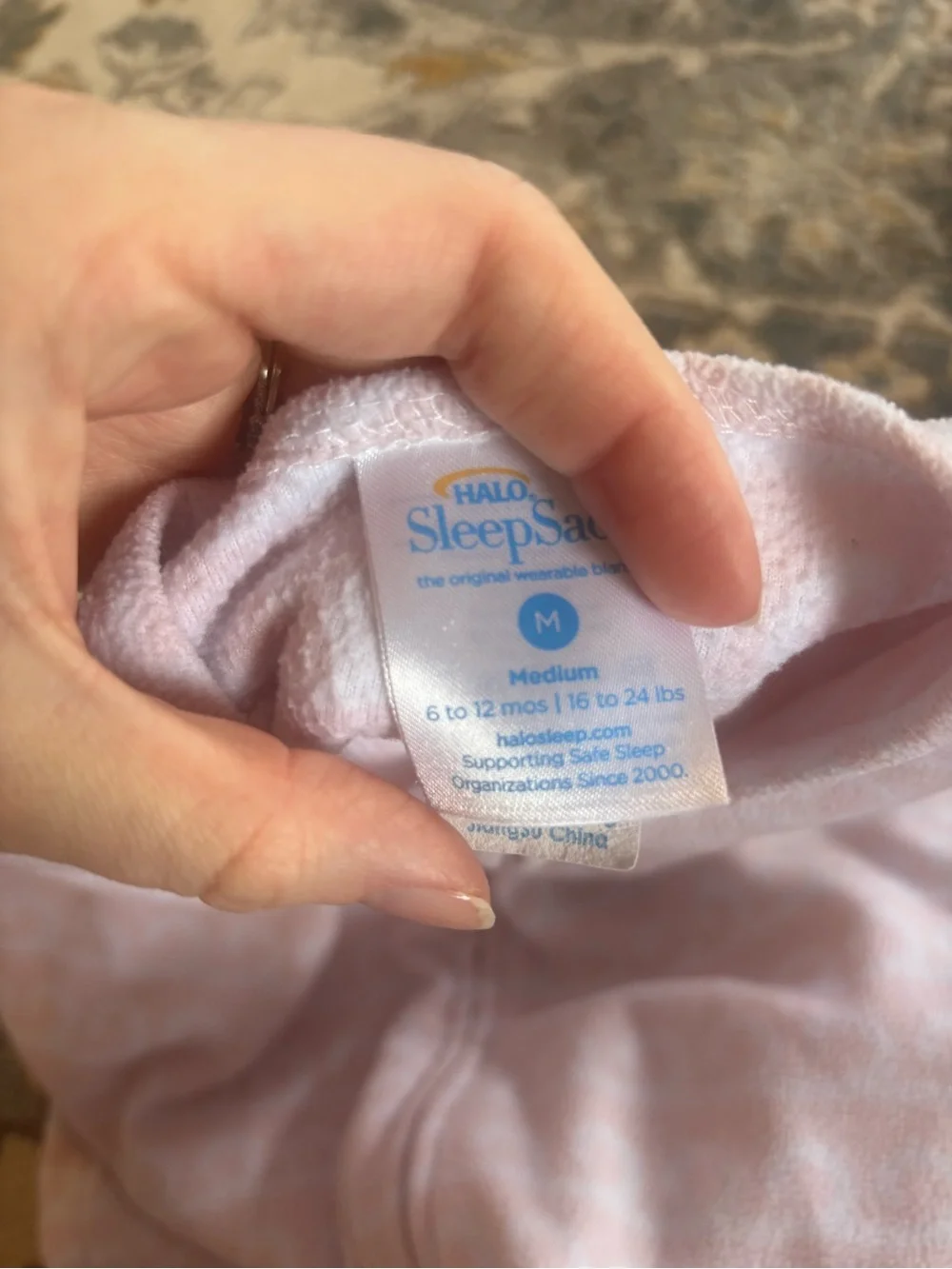 Halo Light Pink SleepSack Wearable Blanket